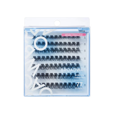 Broadway Natural DIY Cluster Lashes – Customizable Lash Extensions (70–140 pcs) – DIY04 - ANNS BEAUTY SUPPLY